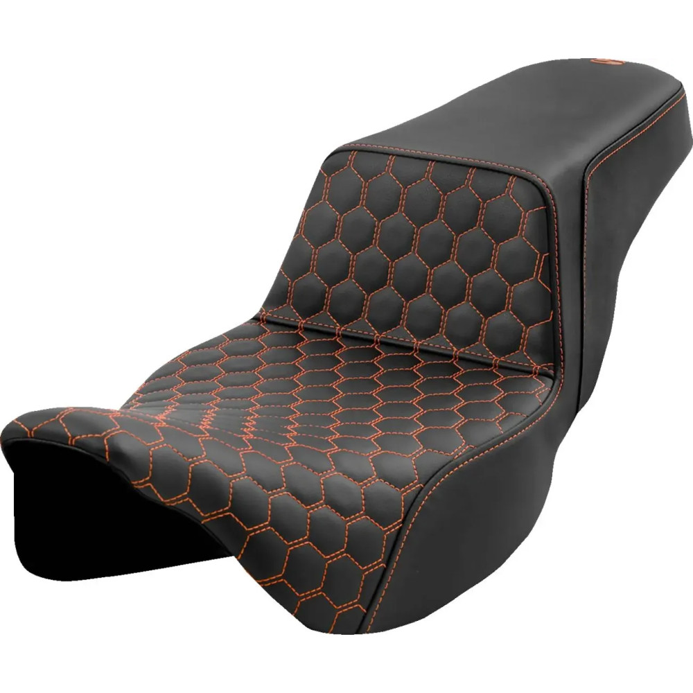 Honeycomb Step-Up Seat — 43 cm (17"), 29 cm (11-1/2"), Black, Orange