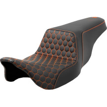 Honeycomb Step-Up Seat — 2-Up, 76 cm (30"), Black, Orange