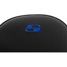 Lattice Stitch Step-Up Seat — 2-Up, 76 cm (30") , Black/Blue