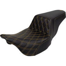 Lattice Stitch Step-Up Seat — 76 cm (30") overall length, 38 cm (15") driver length