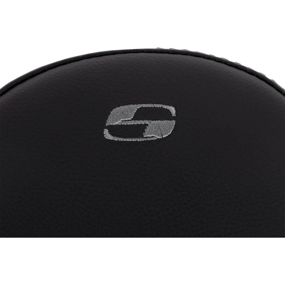 Lattice Stitch Step-Up Seat — 76 cm (30") overall, fits Standard tank, Black/Gray