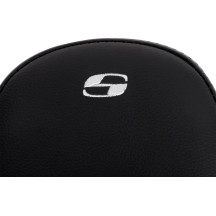 Lattice Stitch Step-Up Seat — Black, 76 cm overall, 30.5 cm width, Fits standard tank