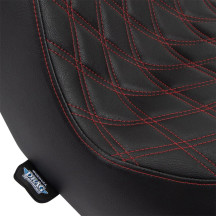 Predator III Seat — 72 cm (28-1/4") length, 32 cm (12-1/2") driver width, 2-Up, Black