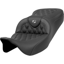 Roadsofa™ Lattice Stitch Seat — 78.5 cm overall length, Black/Gray
