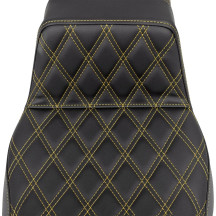 Lattice Stitch Step-Up Seat — 2-Up, 30", Fits tank: standard, Black