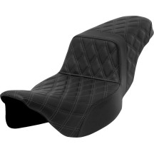 Lattice Stitch Step-Up Seat — Driver seat 40.5 cm (16"), Driver width 29 cm (11.5"), 2-Up, fits standard tank