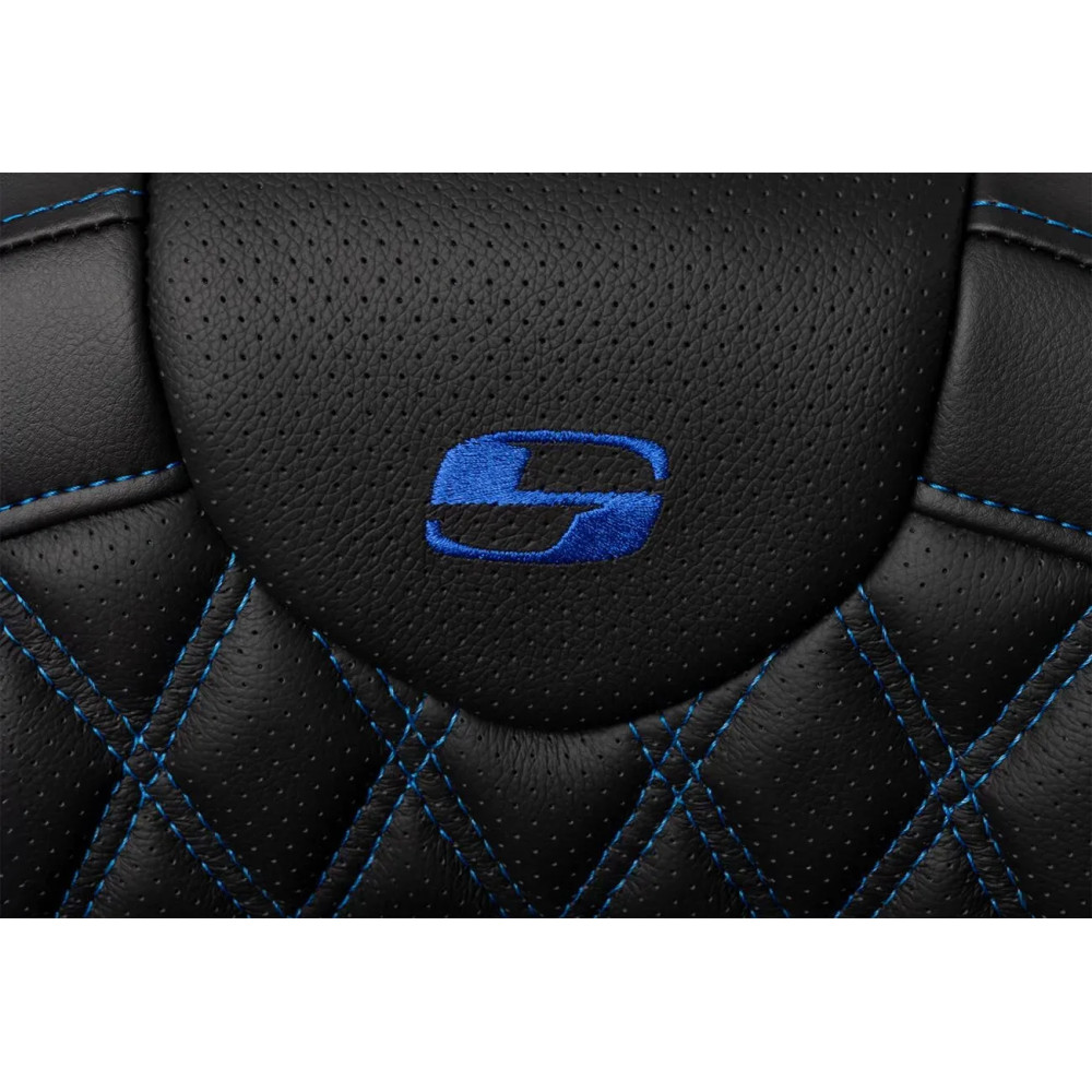 Roadsofa™ Lattice Stitch Seat — 38 cm driver, 39.5 cm wide, Black