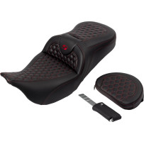 Honeycomb Roadsofa™ Seat — 78.5 cm (31") overall, 39.5 cm (15.5") driver, Black, Red