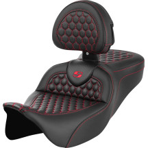 Honeycomb Roadsofa™ Seat — 78.5 cm (31") overall, 39.5 cm (15.5") driver, Black, Red