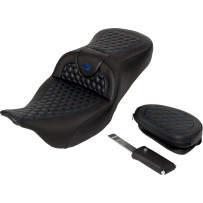 Honeycomb Roadsofa™ Seat — 2-Up, Overall Length 78.5 cm (31"), Black/Blue