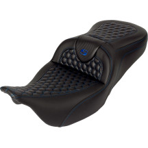 Honeycomb Roadsofa™ Seat — 2-Up, Overall Length 78.5 cm (31"), Black/Blue