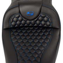 Honeycomb Roadsofa™ Seat — 2-Up, Overall Length 78.5 cm (31"), Black/Blue