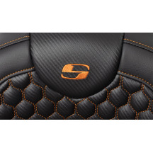 Honeycomb Roadsofa™ Seat — 78.5 cm overall length, Black