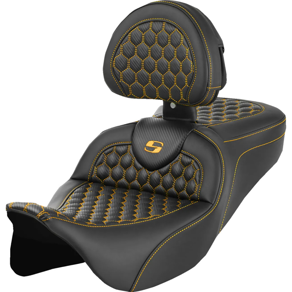 Honeycomb Roadsofa™ Seat — 78.5 cm (31") overall, 2-Up seat, Black