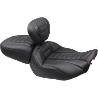 Asiento de pasajero Deluxe Touring — pedestal de 12", Negro