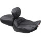 Asiento de pasajero Deluxe Touring — pedestal de 12", Negro