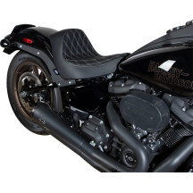 Solo Seat — 28.5 in length, 12.5 in width, Black, Silver