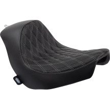 Solo Seat — 28.5 in length, 12.5 in width, Black, Silver