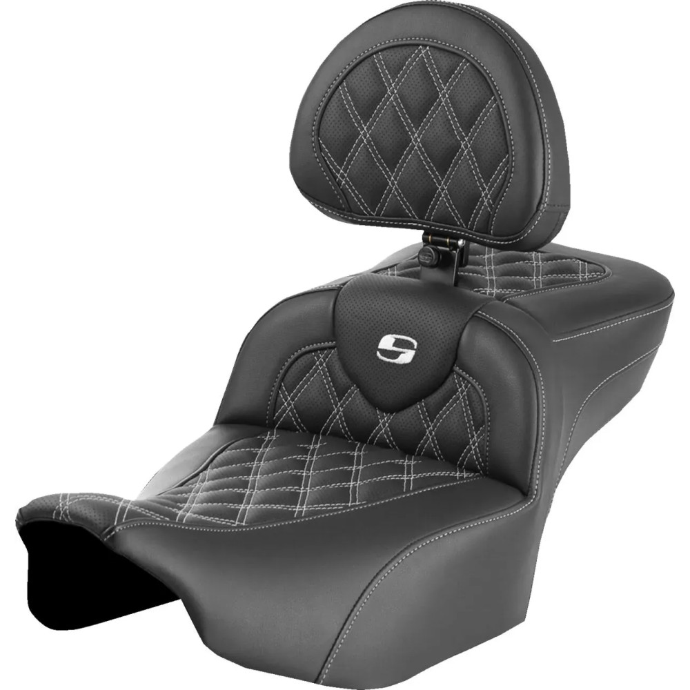 Roadsofa™ Extended Reach Seat — 17-1/2 in driver length, 14 in driver width, Black