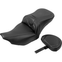 Roadsofa™ Carbon Fiber Seat — 30.5 in overall, 5.5 in lumbar, Black