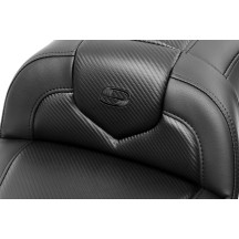 Roadsofa™ Carbon Fiber Seat — 30.5 in overall, 5.5 in lumbar, Black
