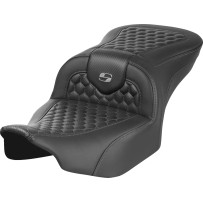 Honeycomb Roadsofa™ Seat — 30.5 in overall, 14 in driver width, Black/Gray