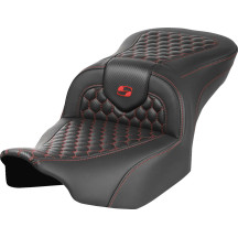 Honeycomb Roadsofa™ Seat — 77.5 cm (30.5") overall length, Black, Red