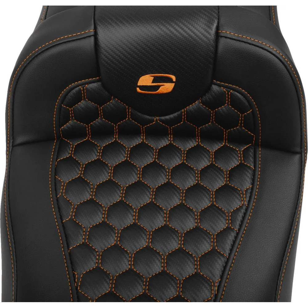 Asiento Roadsofa™ de alcance extendido — 44.5 cm largo del asiento, 35.5 cm ancho, Negro