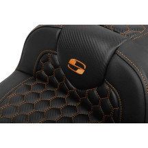 Asiento Roadsofa™ de alcance extendido — 44.5 cm largo del asiento, 35.5 cm ancho, Negro