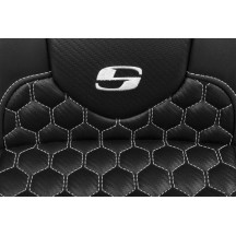 Roadsofa™ Extended Reach Seat — Driver 17-1/2"×14", Overall 30-1/2", 5-1/2" lumbar, Black