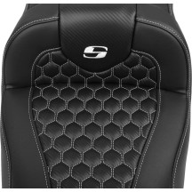 Roadsofa™ Extended Reach Seat — Driver 17-1/2"×14", Overall 30-1/2", 5-1/2" lumbar, Black