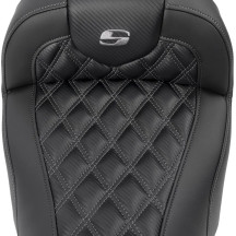 Roadsofa™ Lattice Stitch Seat — 77.5 cm (30.5") overall length, 40.5 cm (16") driver length, Black