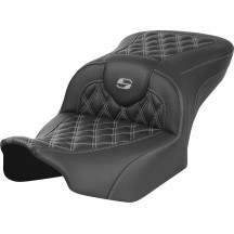 Roadsofa™ Lattice Stitch Seat — 77.5 cm (30.5") overall length, 40.5 cm (16") driver length, Black