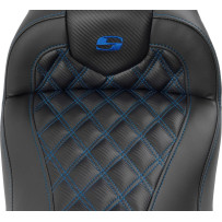 Roadsofa™ Lattice Stitch Seat — 77.5 cm (30-1/2") overall, 40.5 cm (16") driver, Black