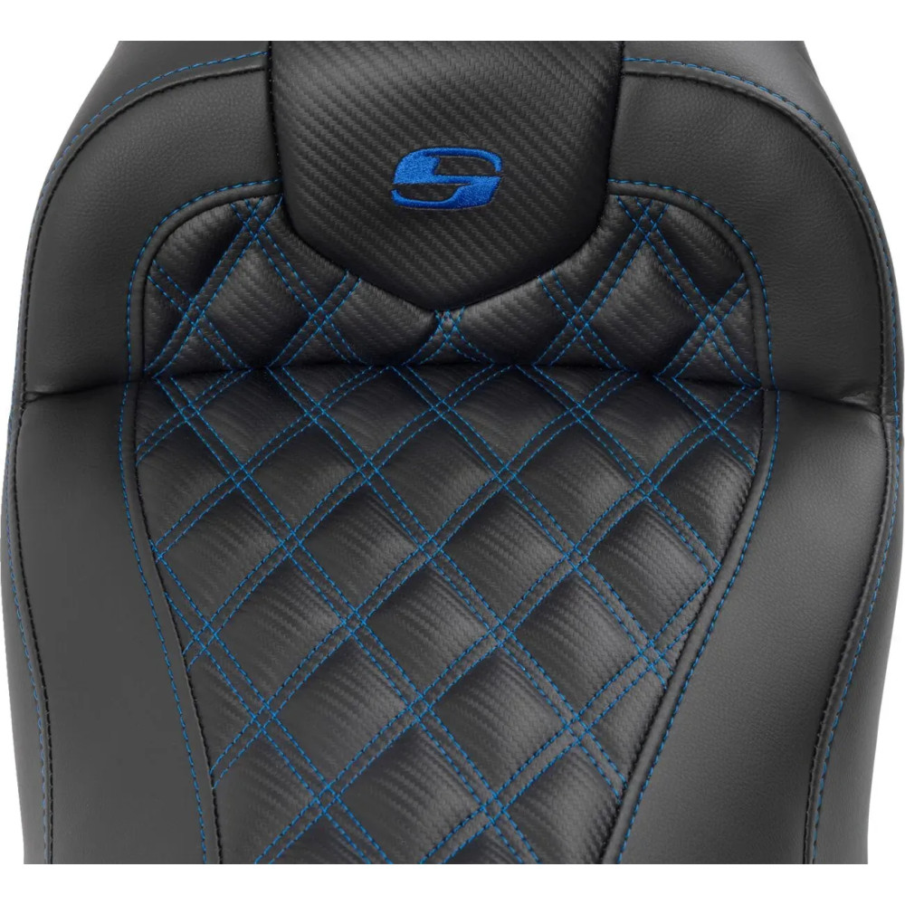 Roadsofa™ Lattice Stitch Seat — 77.5 cm (30-1/2") overall, 40.5 cm (16") driver, Black