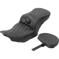 Roadsofa™ Lattice Stitch Seat — Overall seat length 30.5 in, Driver seat length 16 in, Color Black