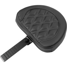 Roadsofa™ Lattice Stitch Seat — Overall seat length 30.5 in, Driver seat length 16 in, Color Black