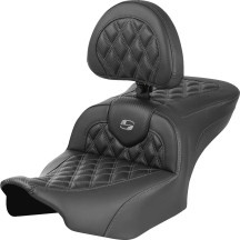 Roadsofa™ Lattice Stitch Seat — Overall seat length 30.5 in, Driver seat length 16 in, Color Black