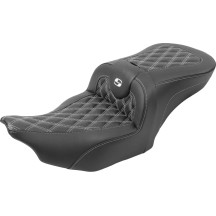 Roadsofa™ Lattice Stitch Seat — 77.5 cm (30.5") overall, 35.5 cm (14") driver width, Black