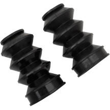 Fork Boots — 39 mm (1.54") fork tube, 127 mm (5") length, Black