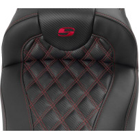 Roadsofa™ Extended Reach Seat — 17-1/2" driver length, 14" driver width, 5-1/2" lumbar, Black