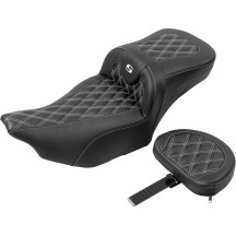 Roadsofa™ Extended Reach Seat — 44.5 cm (17-1/2") driver length, 35.5 cm (14") width, Black