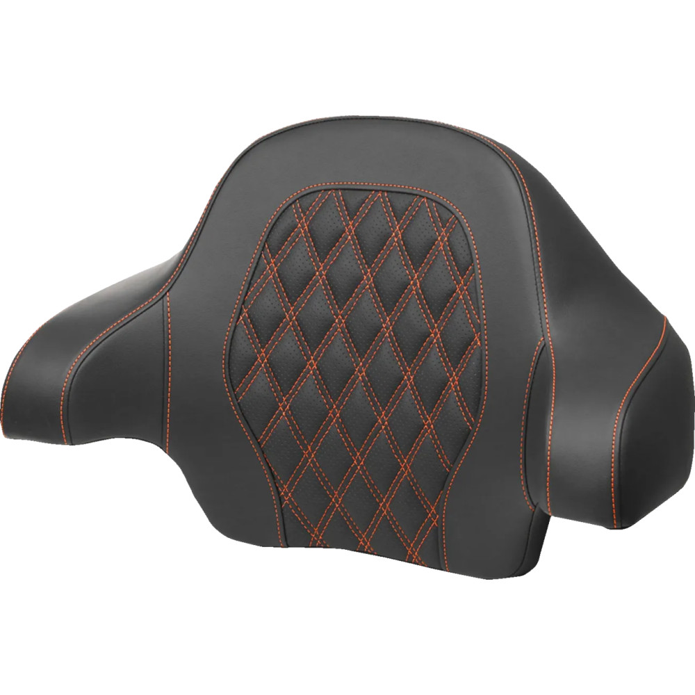 Tour Pak® Backrest Pad — Black, Orange