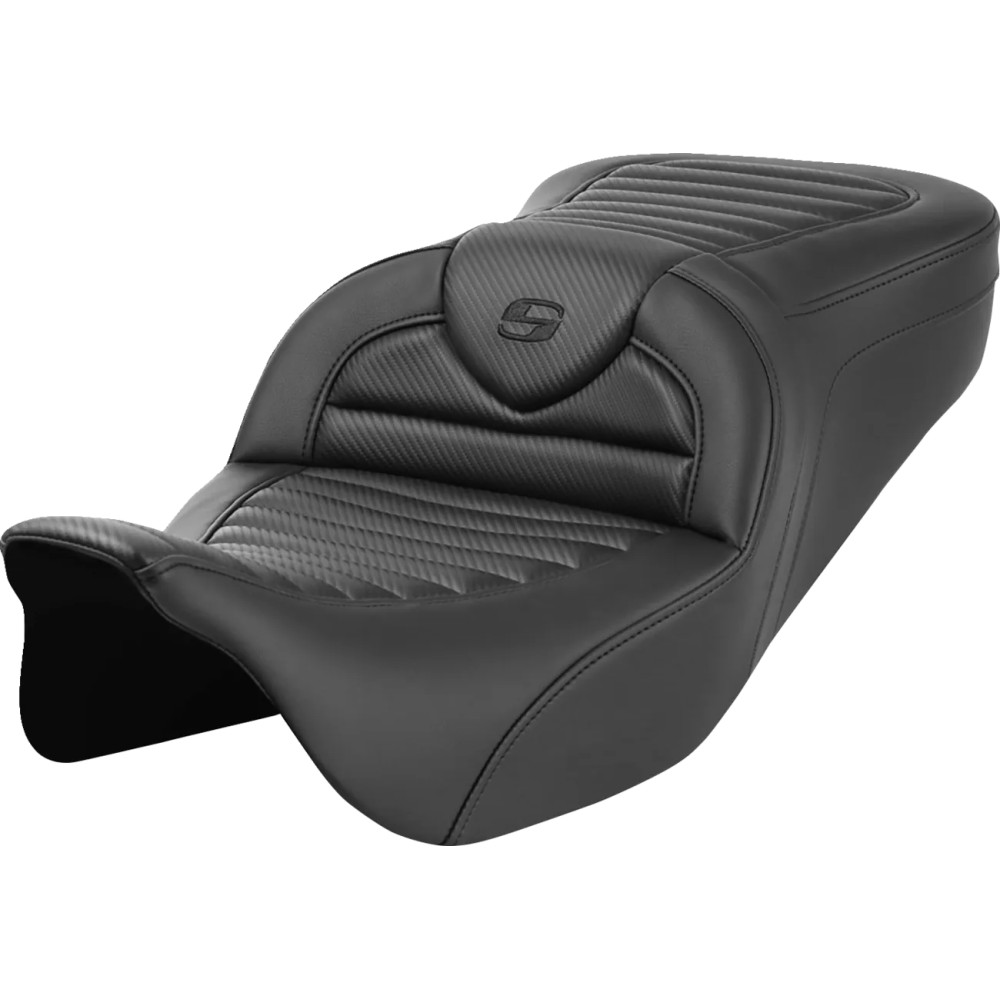 Roadsofa™ TR Seats — Overall 78.5 cm, Driver 37×39.5 cm, Rear 38×33 cm, Black, without backrest