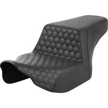 Honeycomb Step-Up Seat — 30.5 in overall, 15 in driver, Black