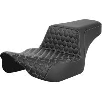 Honeycomb Step-Up Seat — 30.5 in overall length, 16 in driver length, Black