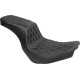 Asiento Performance Predator 2-Up — Negro, 73.5 cm (29"), ancho delantero 32.5 cm (12-3/4"), ancho trasero 23 cm (9")
