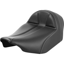 Dominator Solo Seat — 22" overall, 16" driver length, 12" driver width, Black