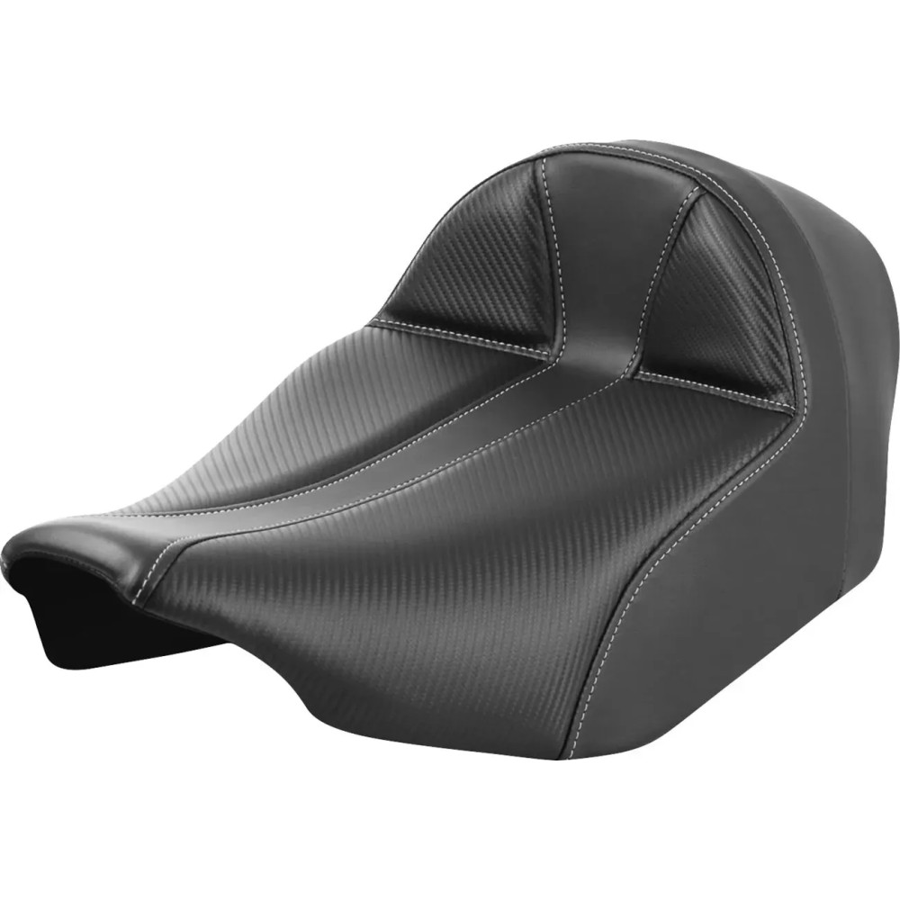 Dominator Solo Seat — 22" overall, 16" driver length, 12" driver width, Black