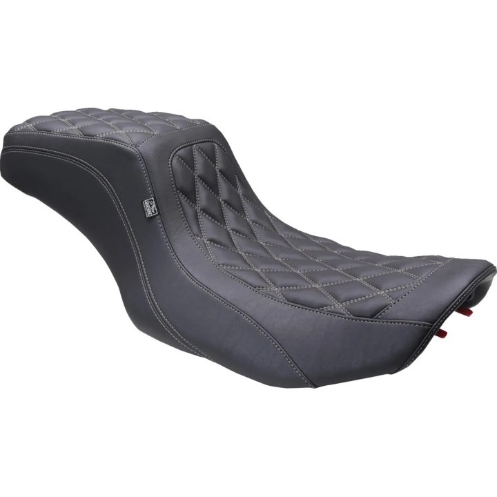 Double Diamond Squareback Seat — 2-Up Seat, Black